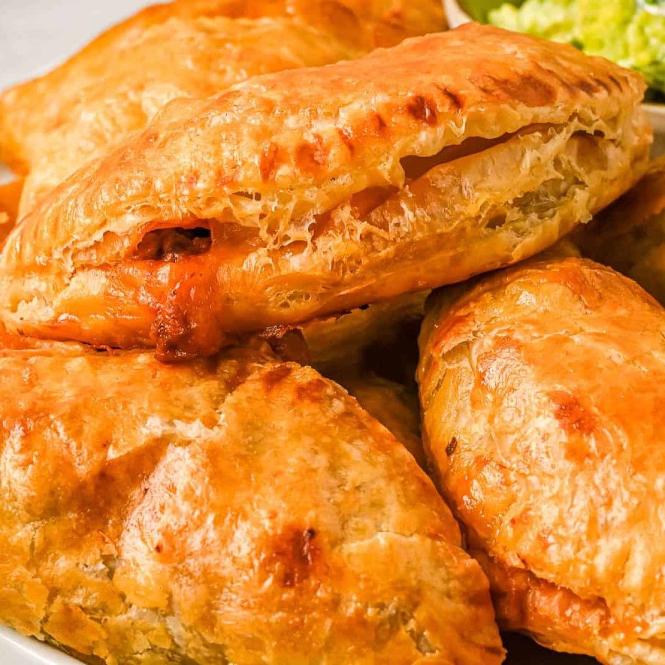 Cheesiest Fried Chicken Empanadas With