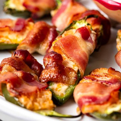 Cheesy Bacon-Wrapped Jalapeo Poppers Recipe