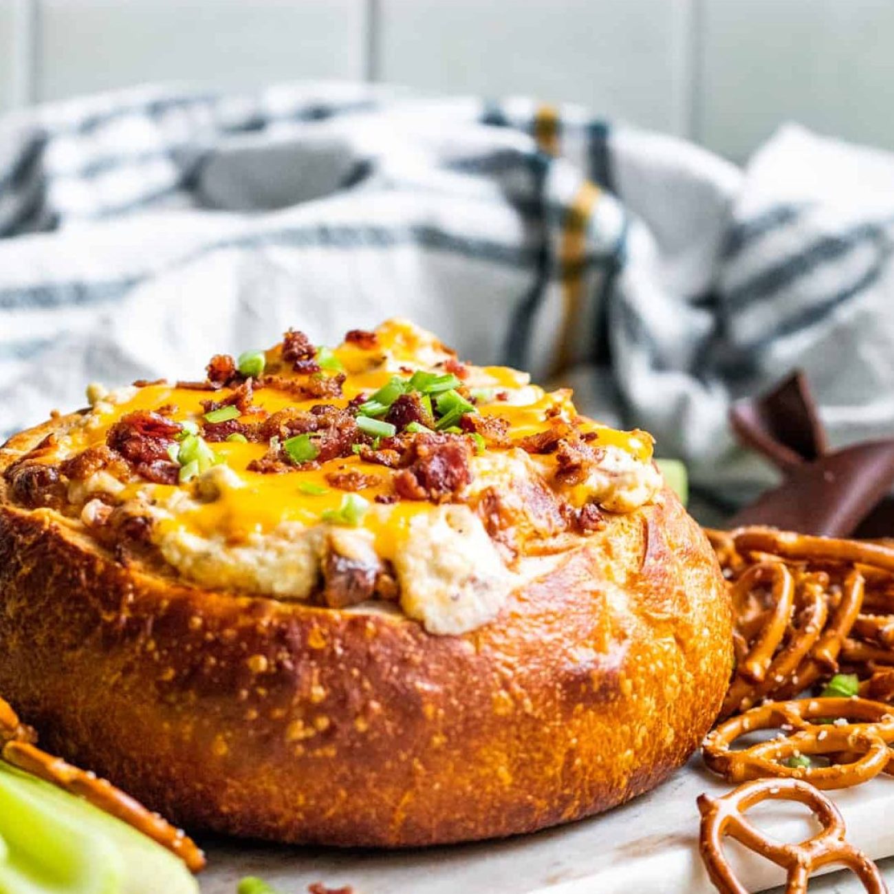 Cheesy Bread Bowl Dip