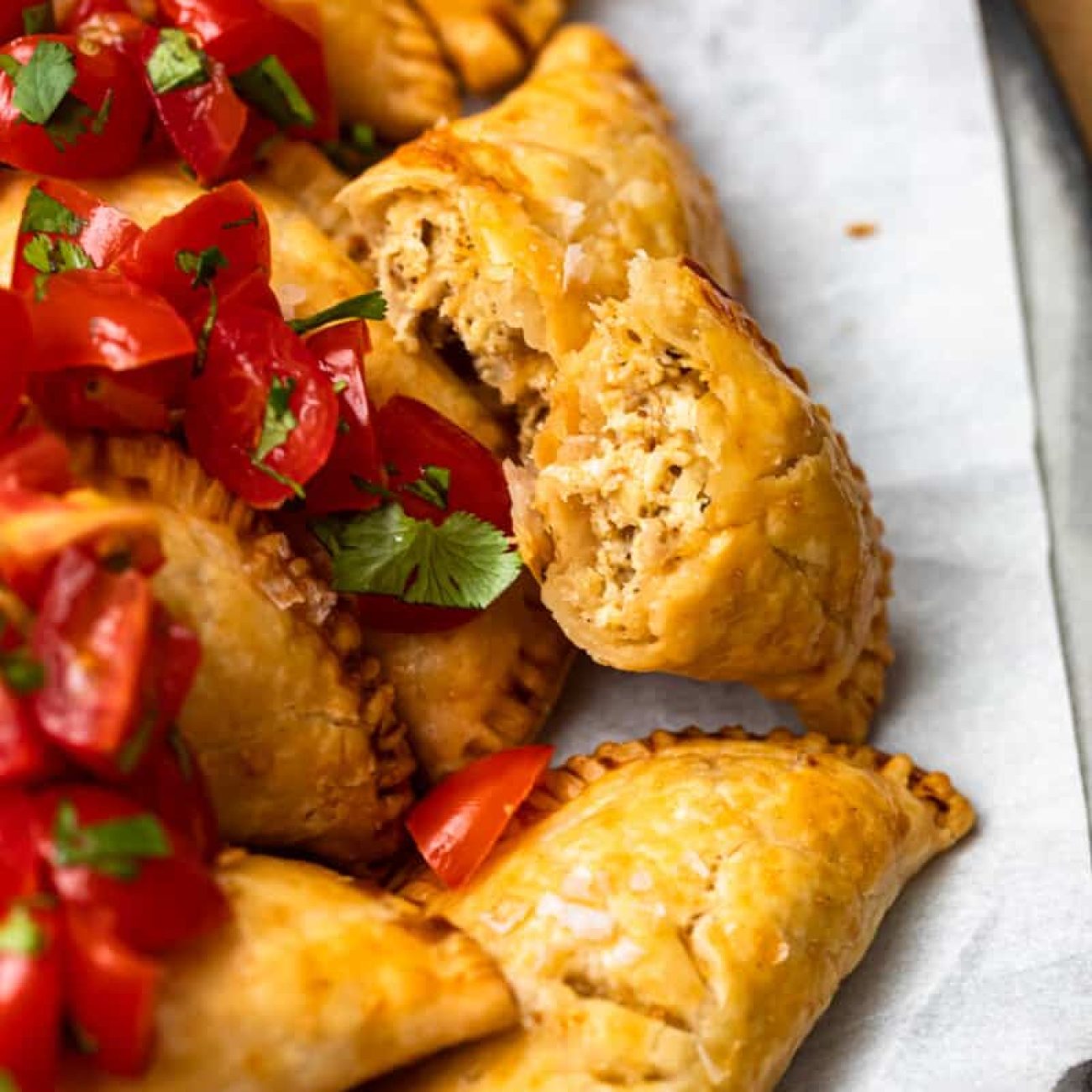 Cheesy Chicken Empanadas