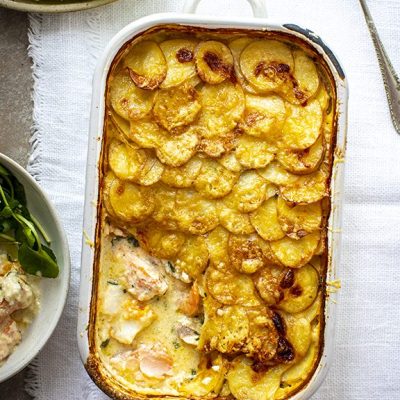 Cheesy Fish Potato Casserole