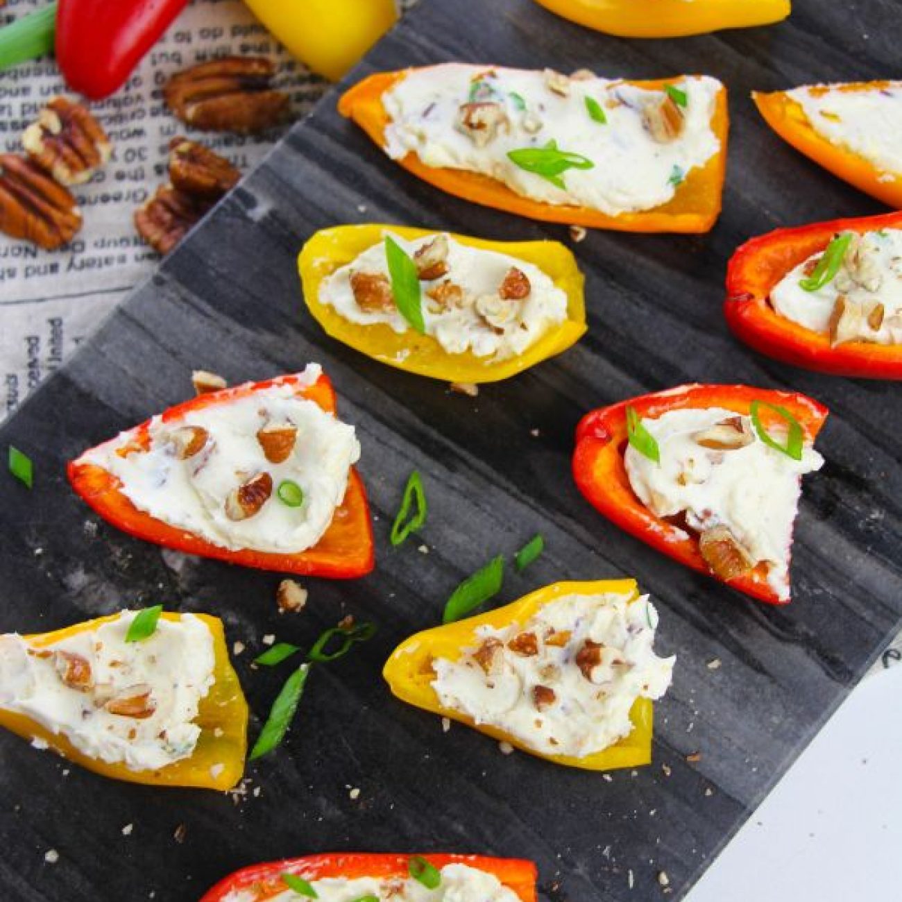 Cheesy Mini Bell Peppers Stuffed to Perfection