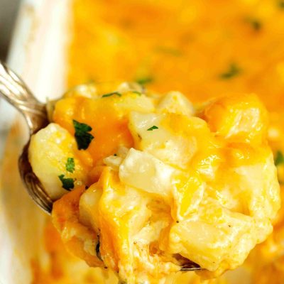 Cheesy Potato And Onion Casserole