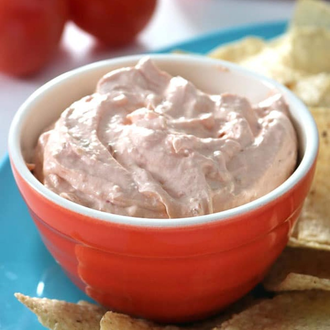 Cheesy Sour Cream And Salsa Dip