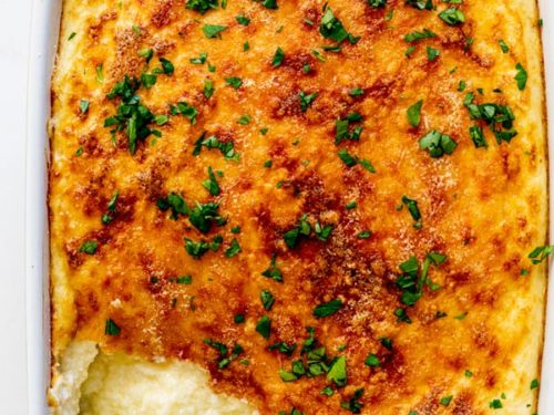 Cheesy Southern-Style Baked Grits Casserole Recipe