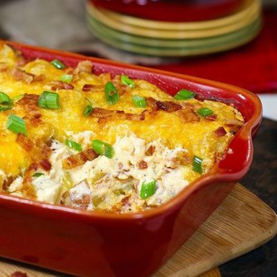 Cheesy Stevedoro Bake: A Hearty Casserole Delight