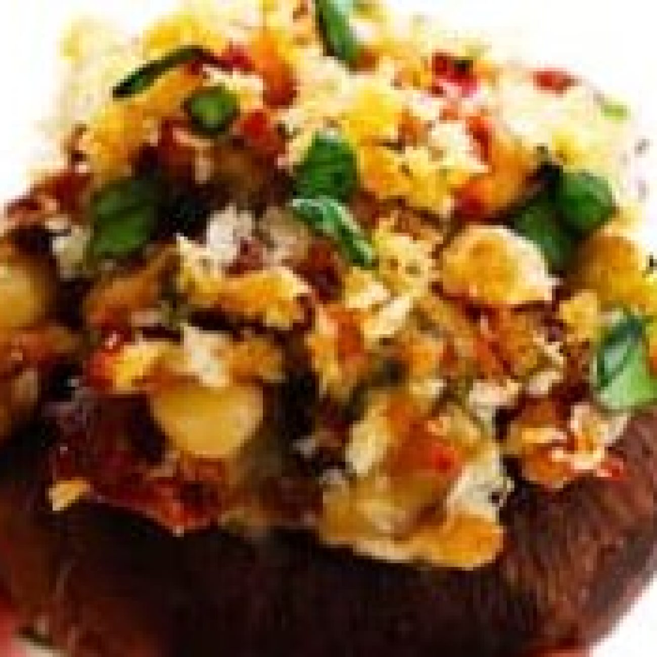 Cheesy Sweet Chili Stuffed Mushrooms Recipe