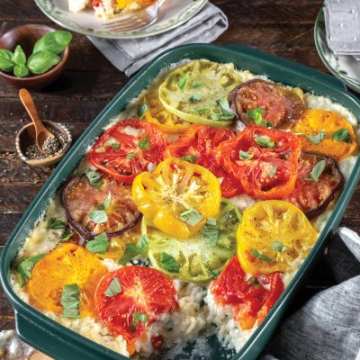 Cheesy Tomato Bake Casserole Recipe