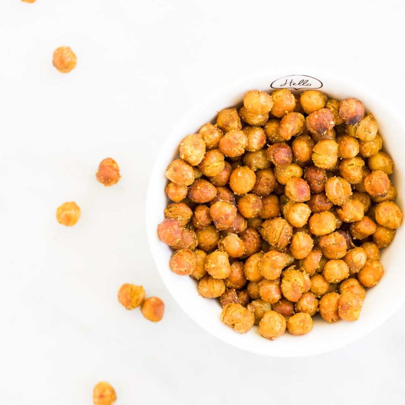 Cheezy Roasted Chickpeas