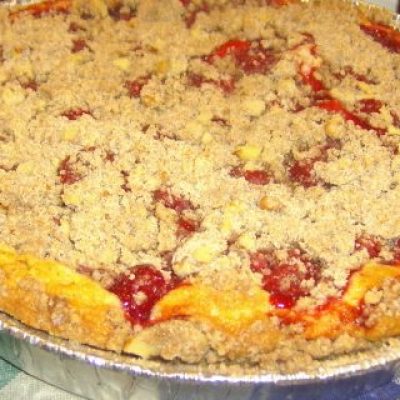 Cherry Crisp Coffee Cake