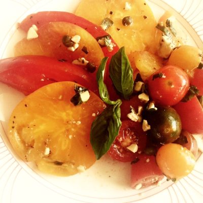 Cherry Tomatoes With Gorgonzola And