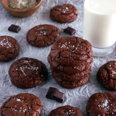 Chewy Chocolate Brownie Cookies