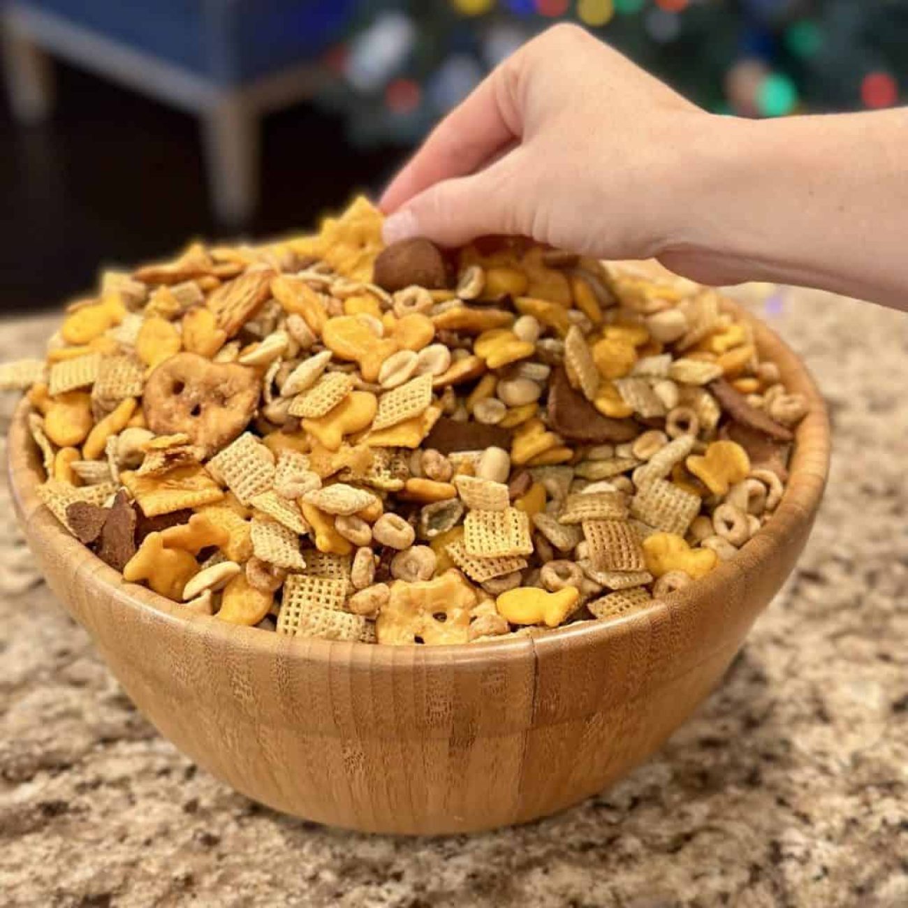 Chex Party Mix, Maple Nut, Con Queso And