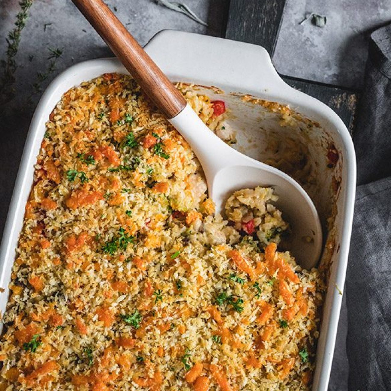 Chicken And Brown Rice Casserole