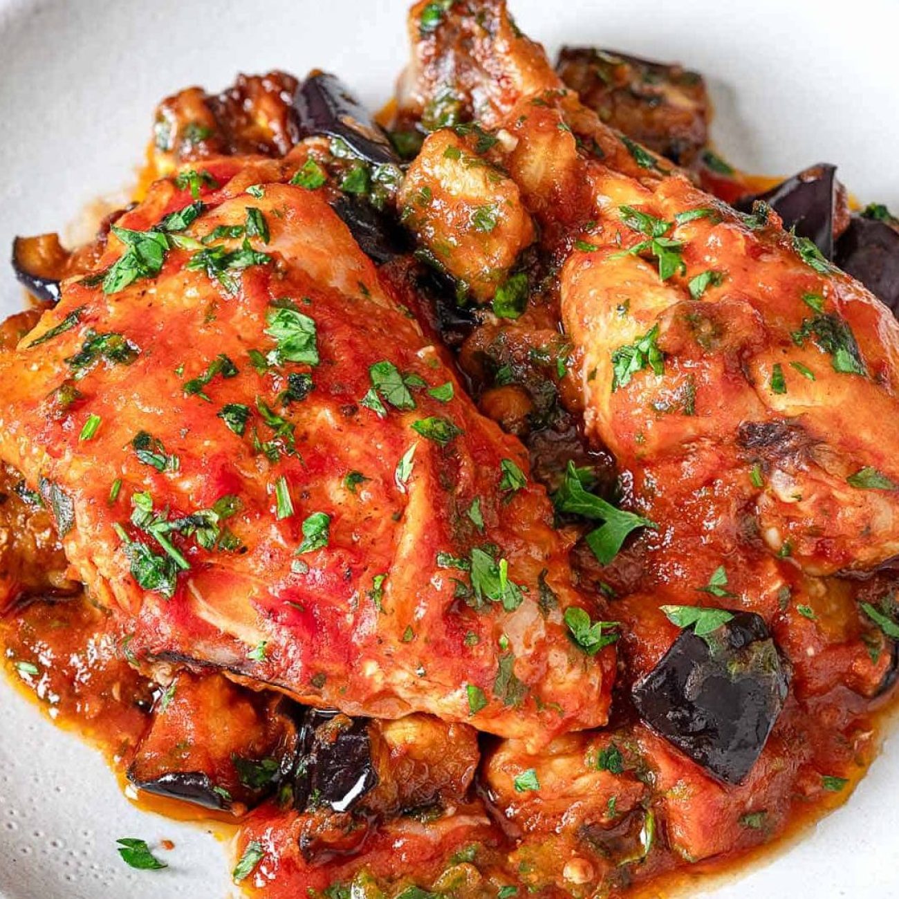 Chicken And Eggplant Aubergine