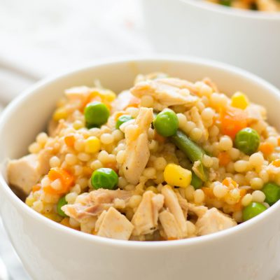 Chicken And Leeks Over Couscous