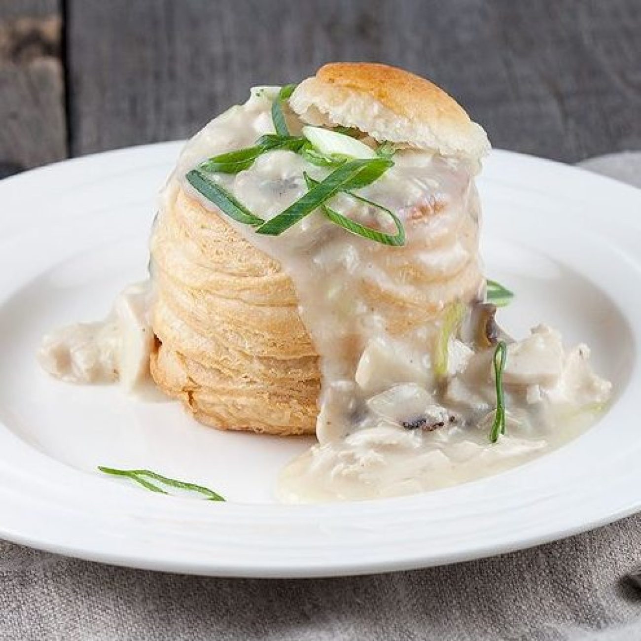 Chicken and Mushroom Vol-Au-Vent: A Puff Pastry Delight