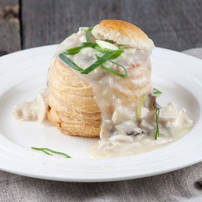 Chicken And Mushroom Vol-Au-Vent: A Puff Pastry Delight