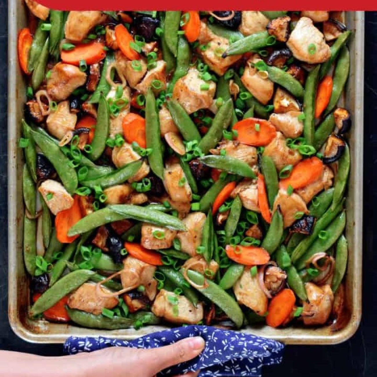 Chicken And Red Vegetable Stir Fry