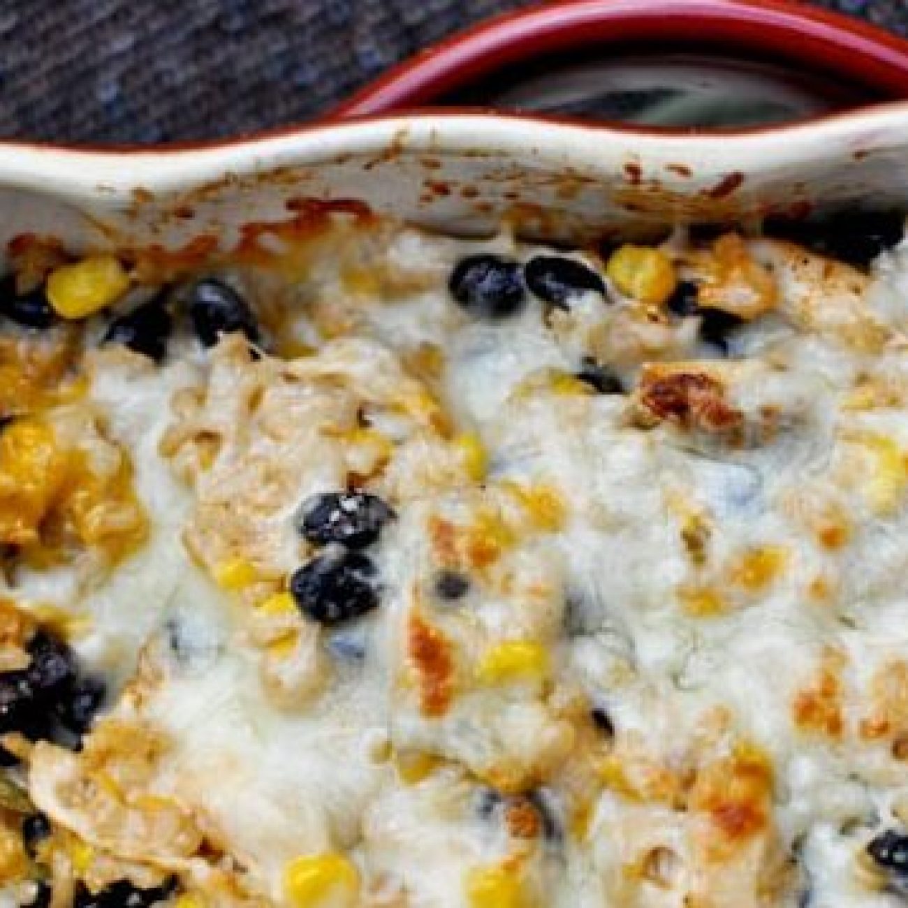 Chicken And Rice Cheesy Casserole