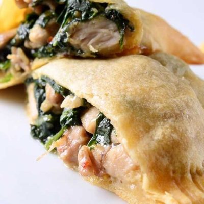 Chicken And Spinach Crescents