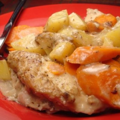 Chicken And Vegetable Casserole With