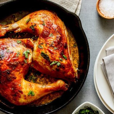 Chicken Baked With Orange Spiced Harissa