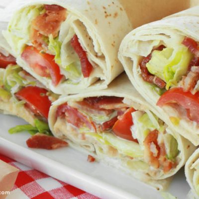 Chicken Blt Wrap With Or Without The T!