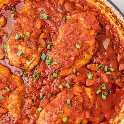 Chicken Breast With Tomato Sauce And