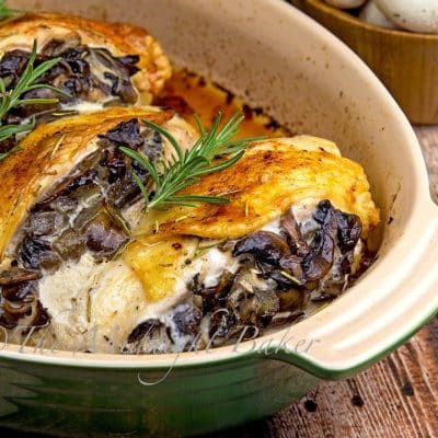 Chicken Breasts And Mushrooms With Rosemary