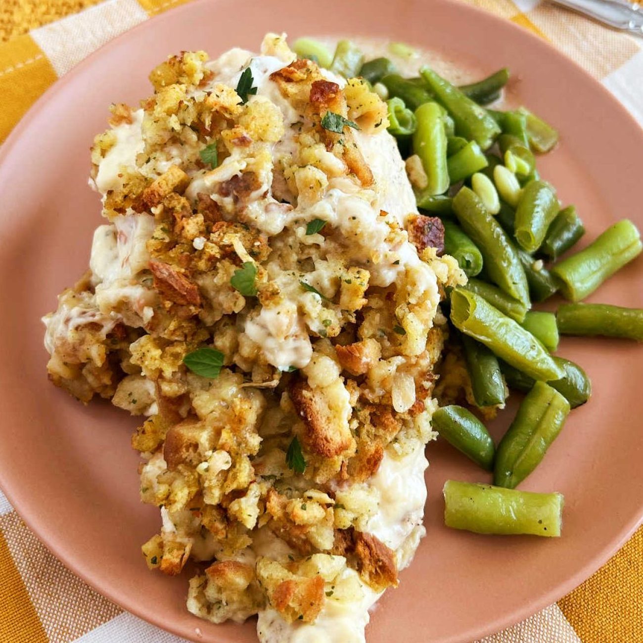 Chicken Breasts And Stuffing Dressing