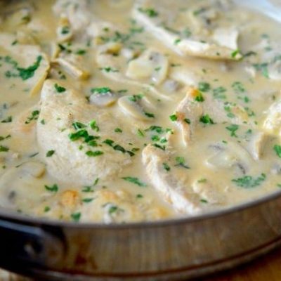 Chicken Breasts In Brandy Cream Sauce