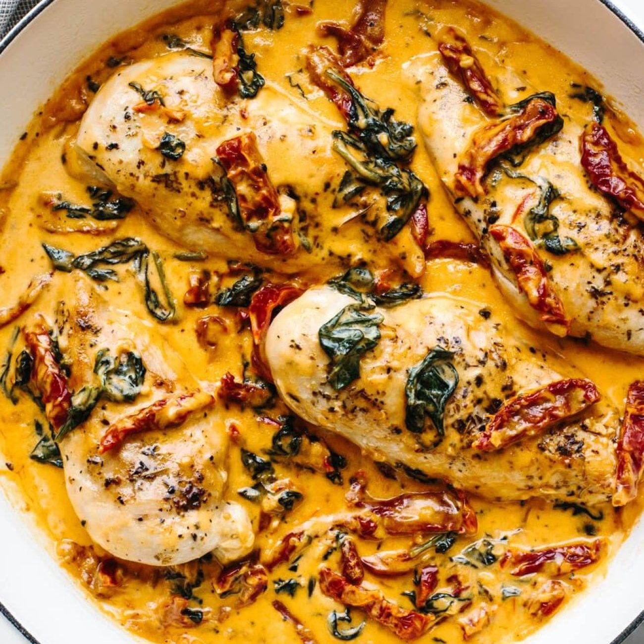 Chicken Breasts In Tomato Cream Sauce