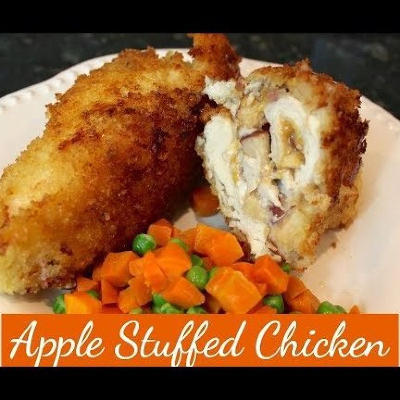 Chicken Breasts Stuffed With Apples & Cheddar