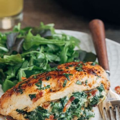 Chicken Breasts Stuffed With Spinach And