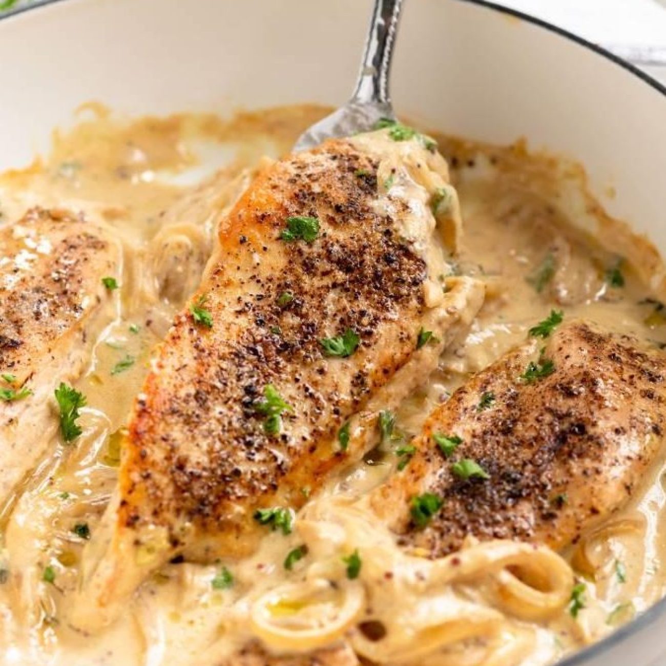 Chicken Breasts With Dijon- Tarragon Sauce