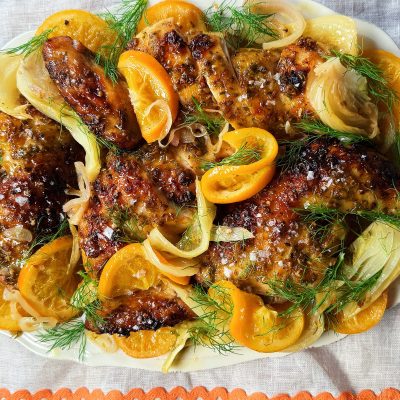 Chicken Breasts With Fennel And Lemon