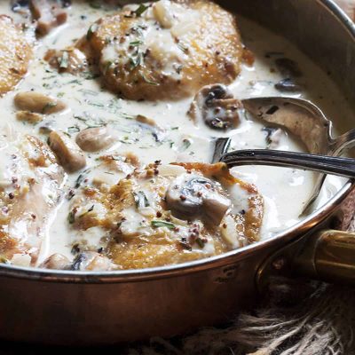 Chicken Breasts With Fresh Tarragon Dijon