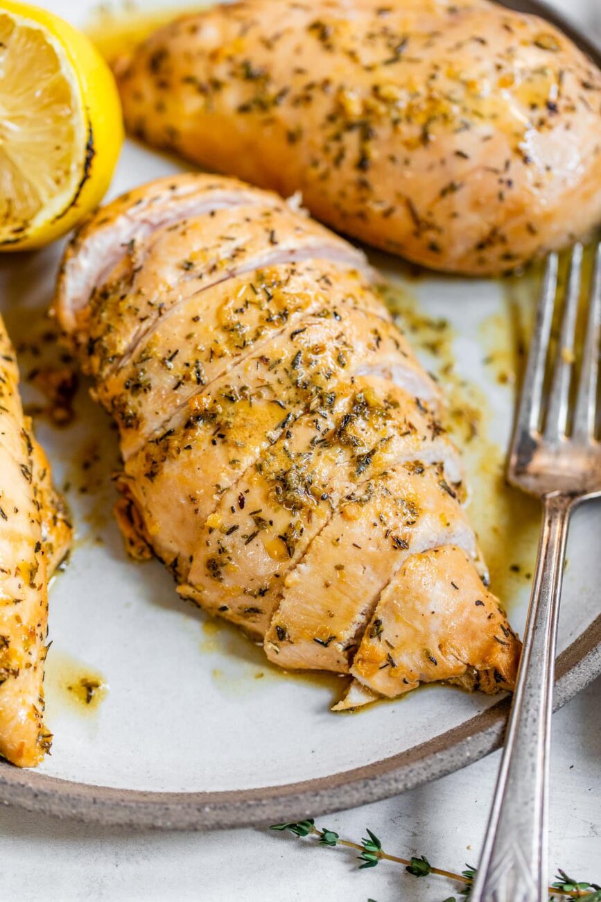 Chicken Breasts With Herb Basting Sauce