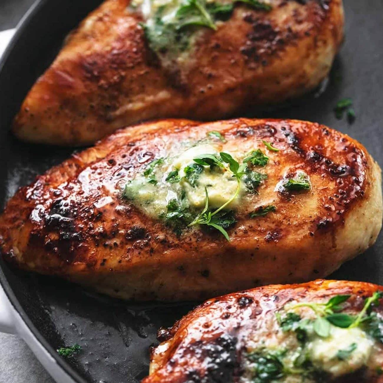 Chicken Breasts With Herb Butter