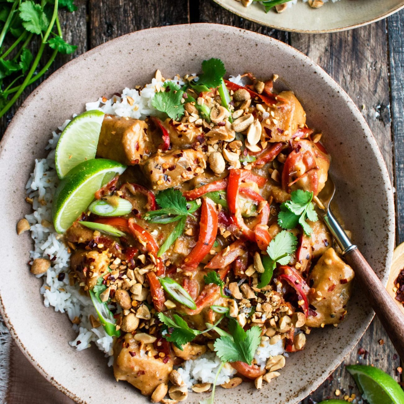 Chicken Breasts With Peanut Sauce