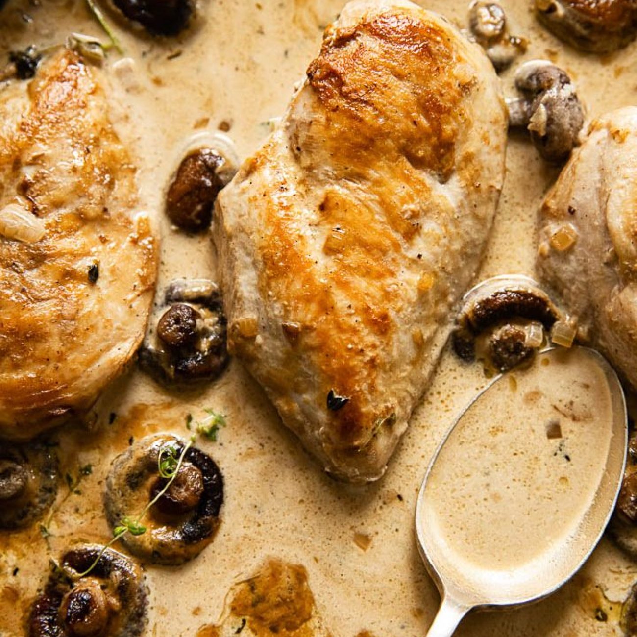 Chicken Breasts With Sherry, Cream And