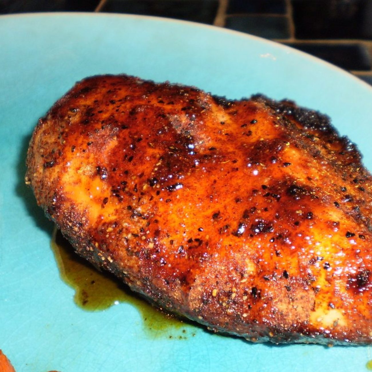 Chicken Breasts With Spicy Honey- Orange Glaze