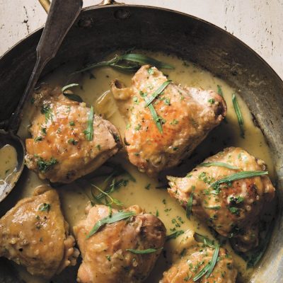 Chicken Breasts With Tarragon, Grape, Wine