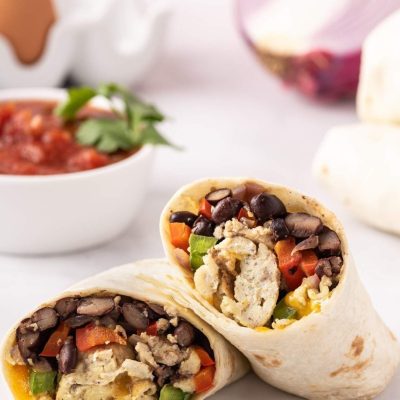 Chicken Burritos With Cheese And Black