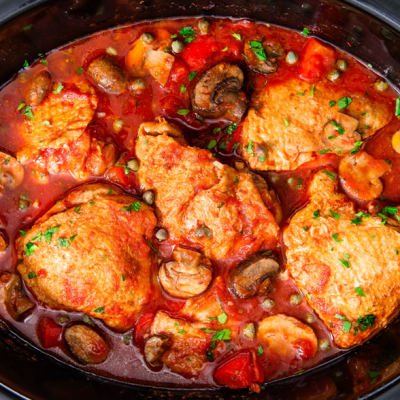 Chicken Cacciatore Ww Style Crock Pot