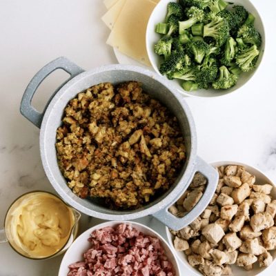 Chicken Cordon Bleu Casserole For Two