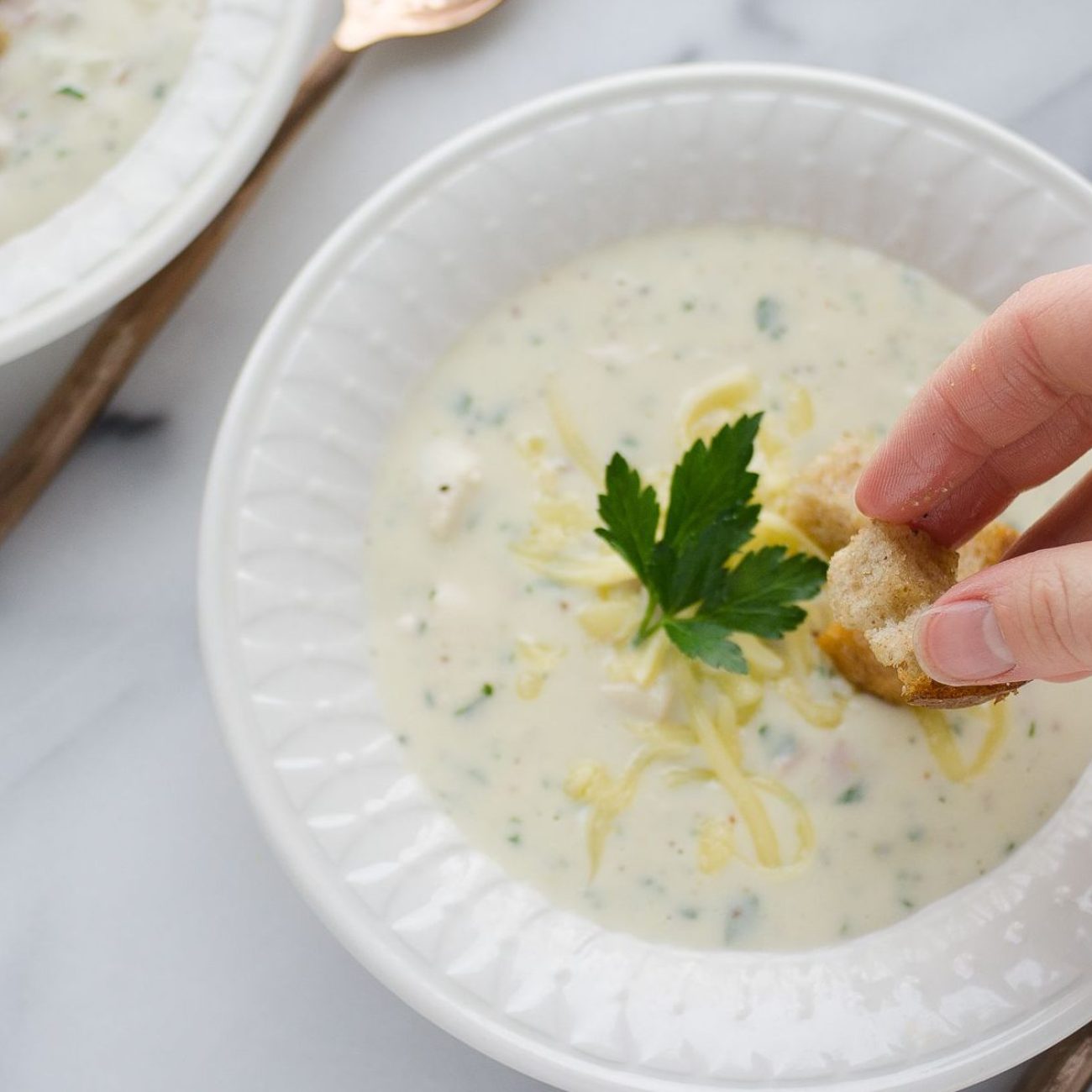 Chicken Cordon Bleu Soup