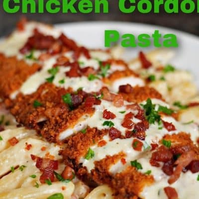 Chicken Cordon Bleu W/ Pasta