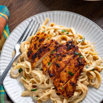 Chicken Fettuccine, Cajun Style